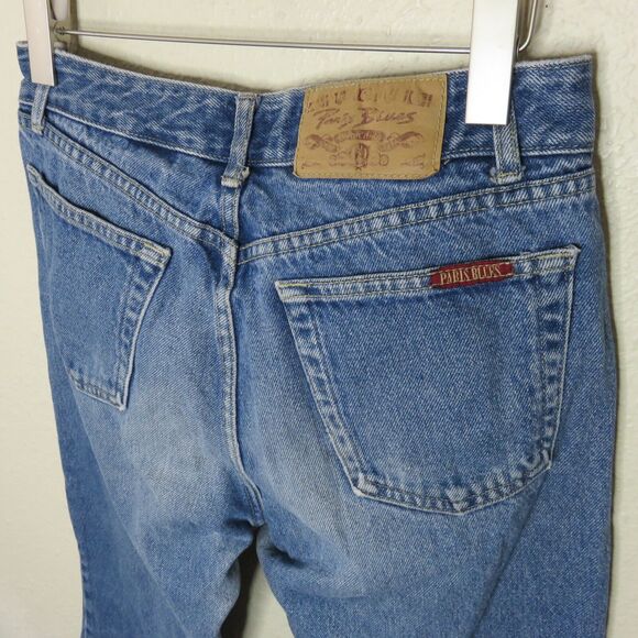 Y2K Paris Blues Cut Off Crop Wide Leg Jeans - Women's 11 - Picture 3 of 7